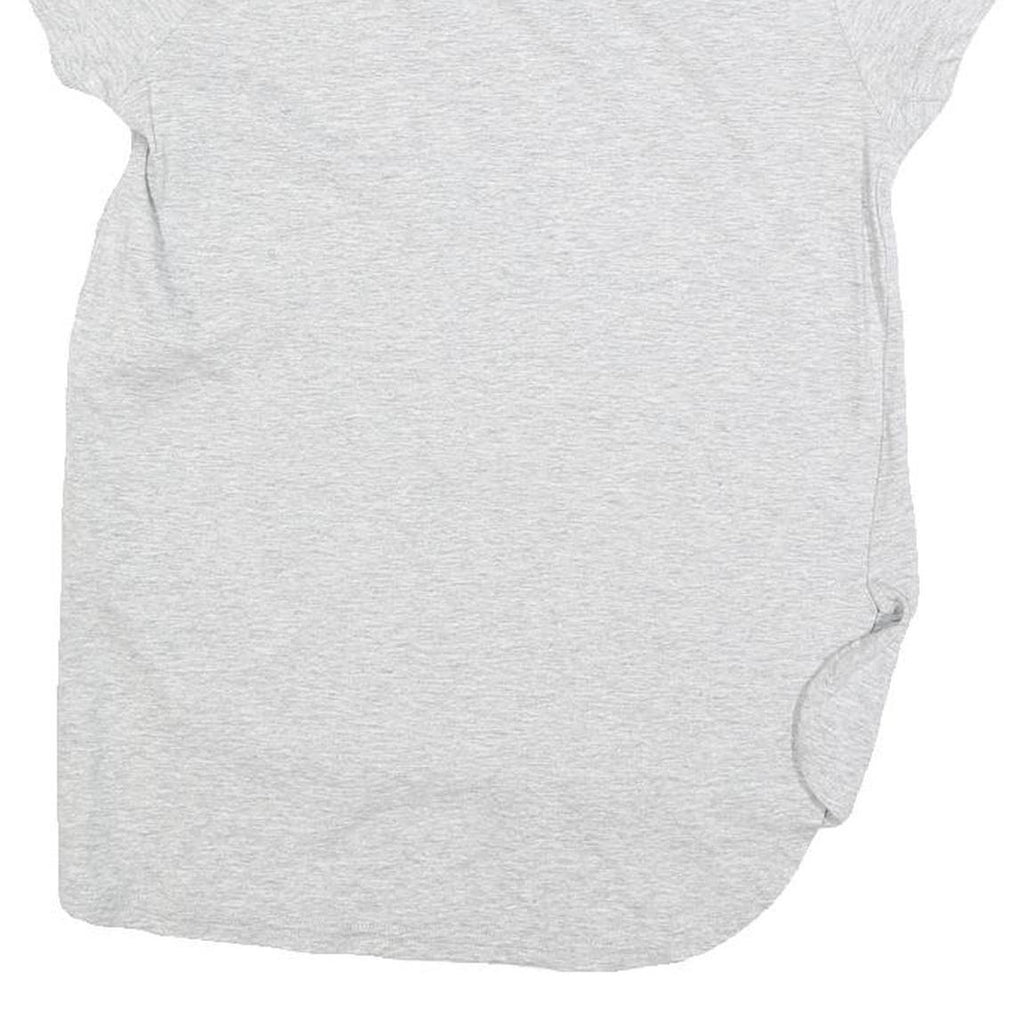 FILA Womens Grey Cotton Blend T-Shirt S Short Sleeve Round Neck Logo Print