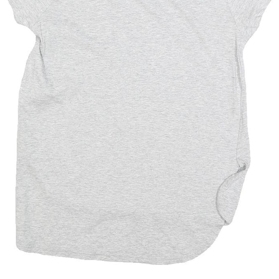 FILA Womens Grey Cotton Blend T-Shirt S Short Sleeve Round Neck Logo Print