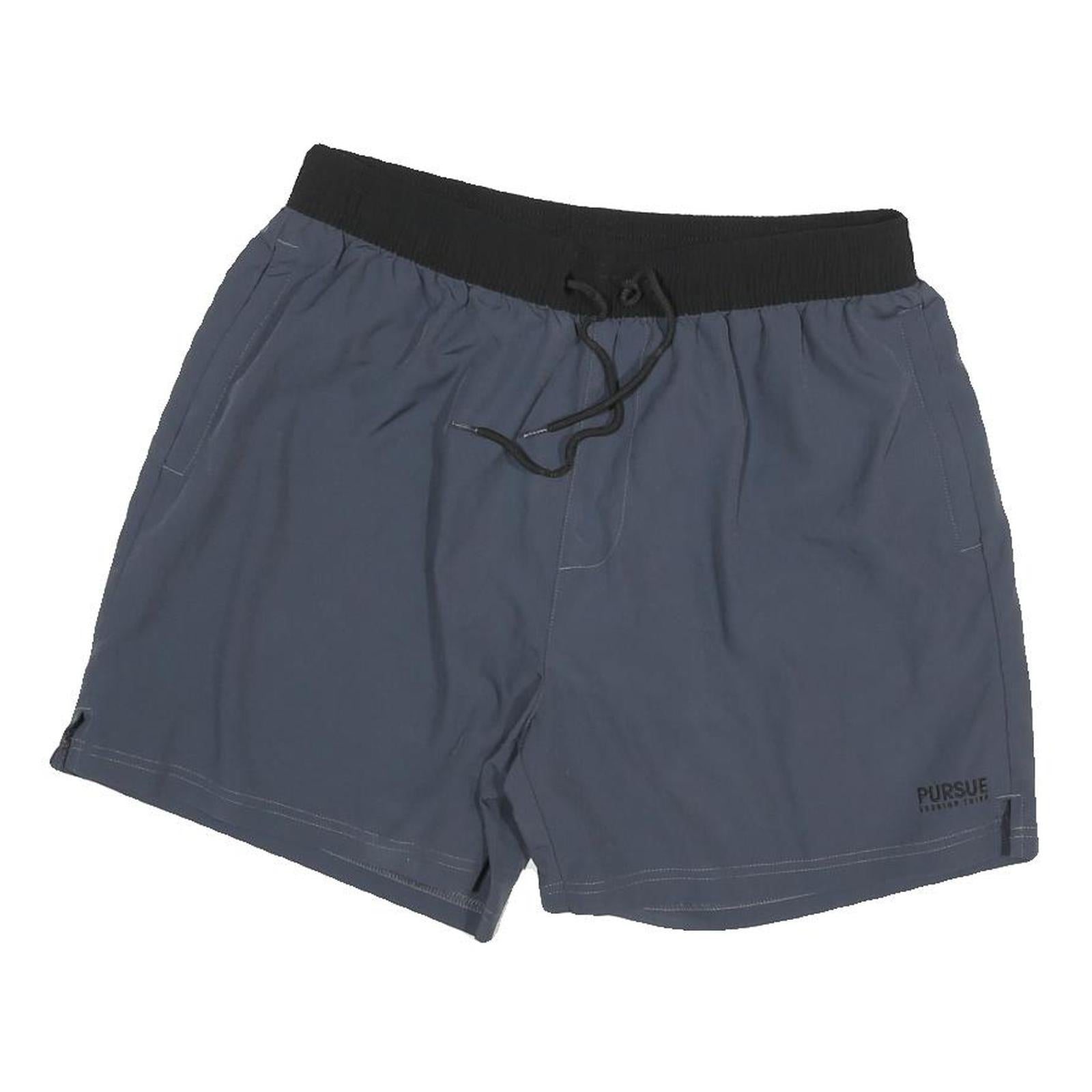 Mens Casual Shorts Blue Drawstring M W30 Polyester Blend Comfortable