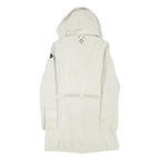 GAASTRA Womens White Lightweight Jacket M Polyester Blend Zip Hooded Casual