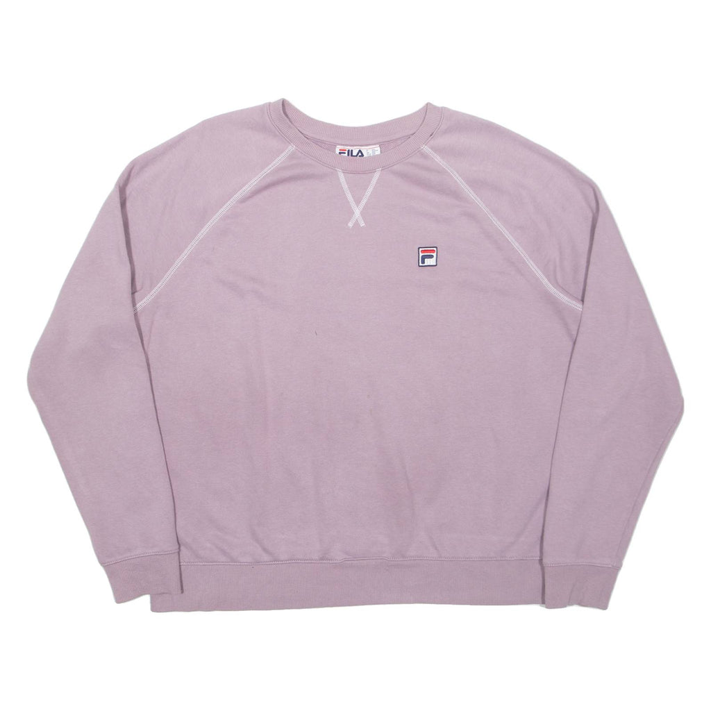 FILA Womens Sweatshirt Purple 2XL