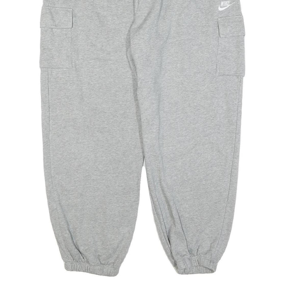 ADIDAS Mens Joggers Grey XL W36 L28 Cotton Blend Regular Fit Straight Leg Cargo