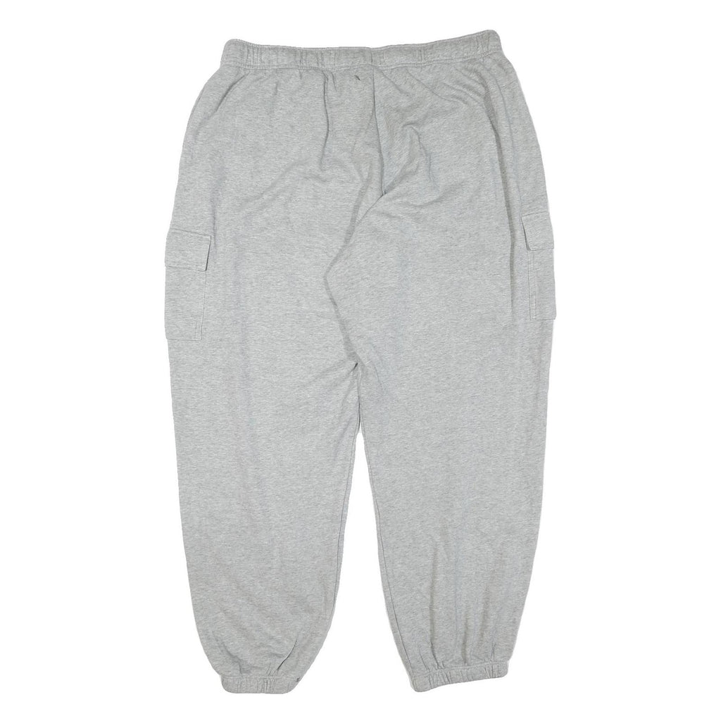 ADIDAS Mens Joggers Grey XL W36 L28 Cotton Blend Regular Fit Straight Leg Cargo