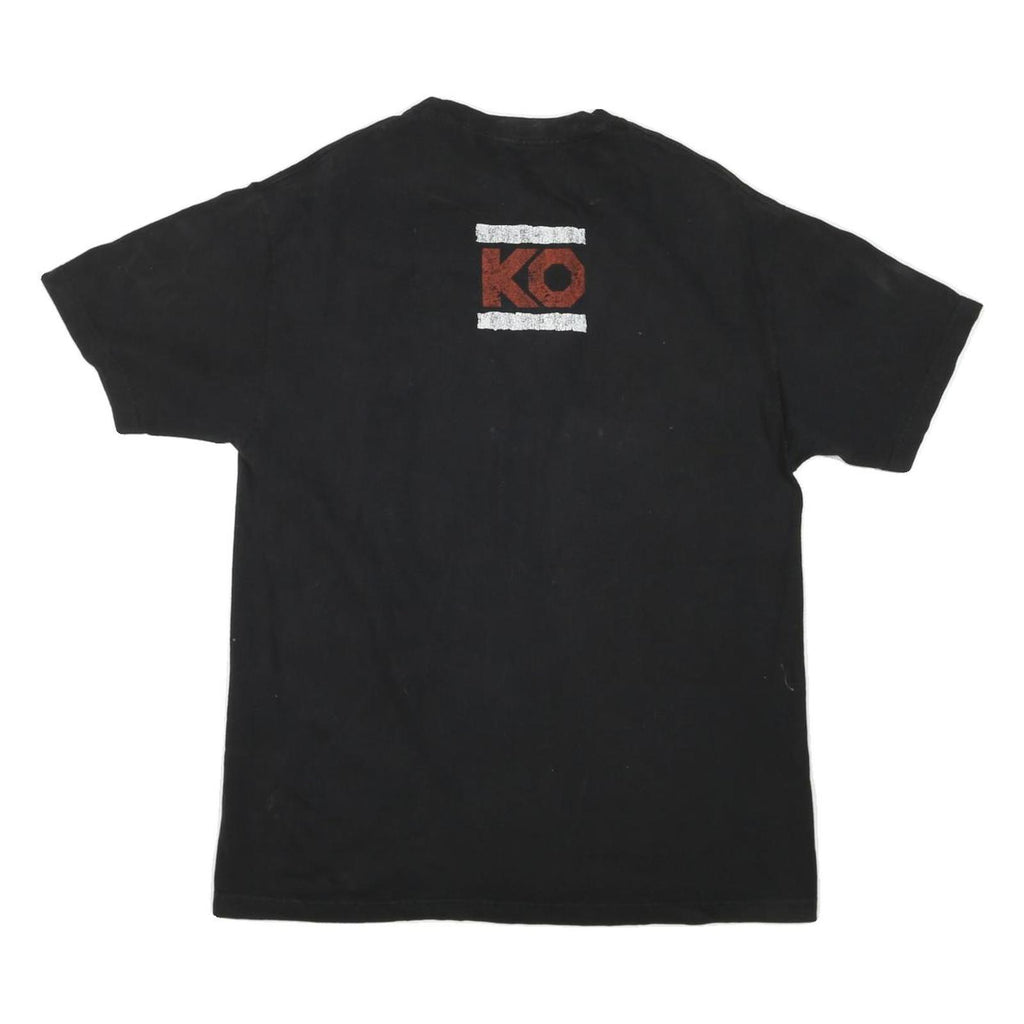 WWE Mens Black Kevin Owens Show Graphic T-Shirt L Crew Neck Short Sleeve