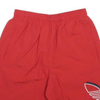 ADIDAS Mens Shorts Red S W26 Casual Polyester Athletic Sports