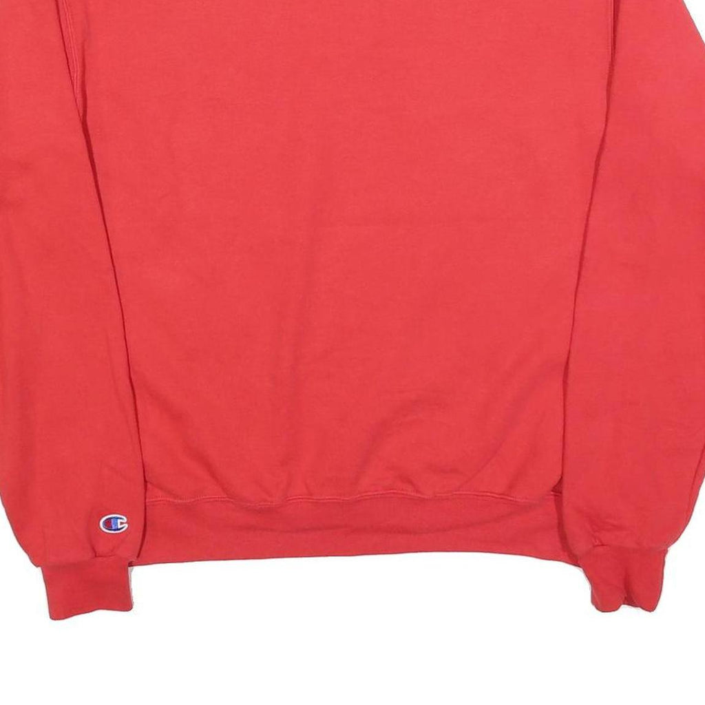CHAMPION Mens Red Lewis University Crew Neck M Cotton Blend Sweatshirt