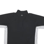 ADIDAS Mens Black & Grey Zip Track Jacket XL Polyester Blend Sporty Casual