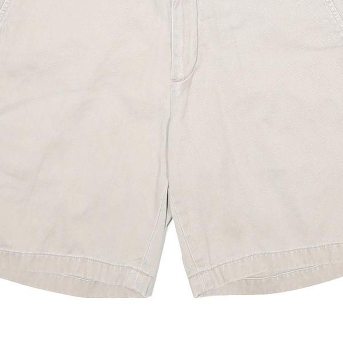 NAUTICA Mens Shorts Beige Casual Plain M W31 Classic Cotton Comfortable