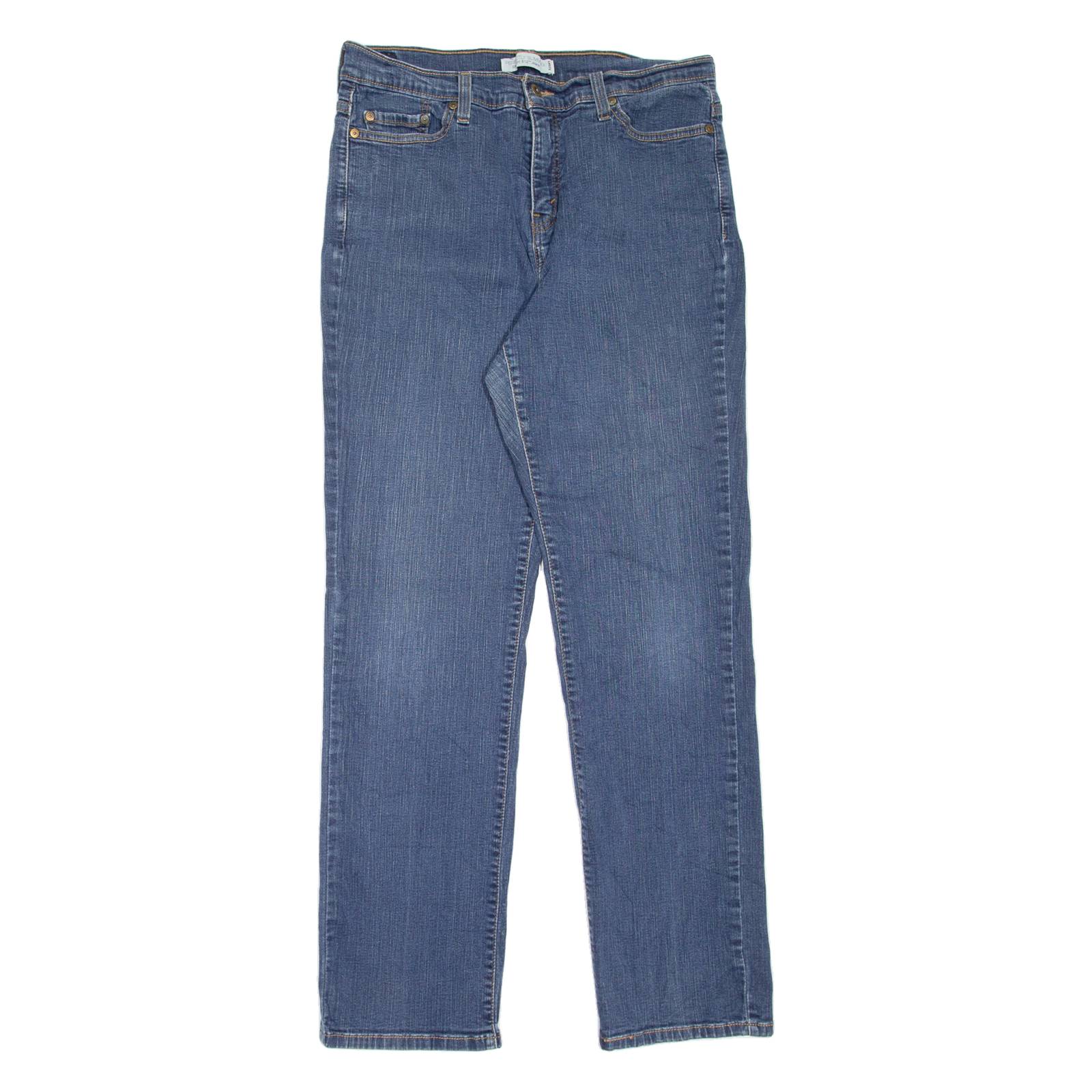 LEVI'S 512 Perfectly Slimming Womens Jeans Blue Regular Straight W30 L31