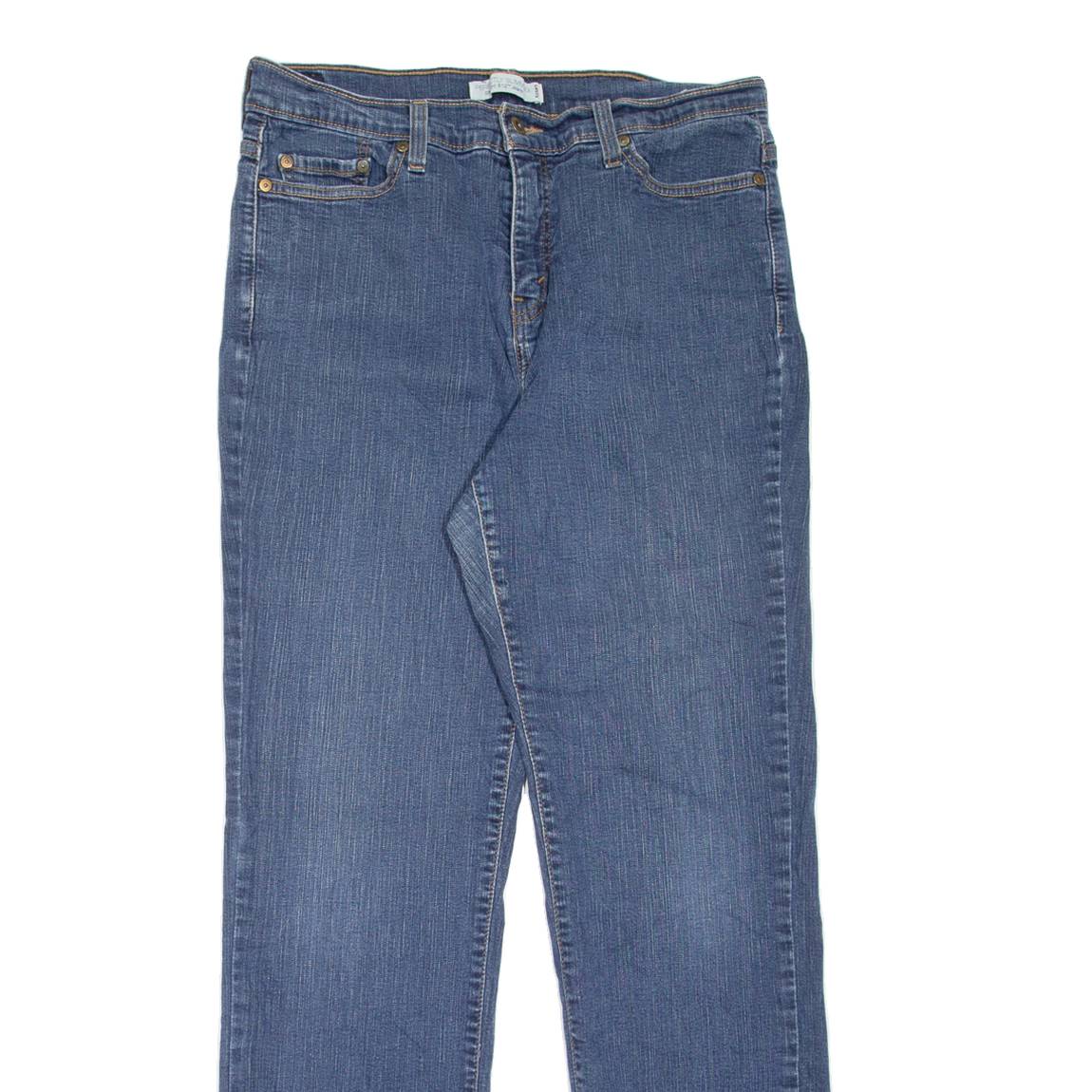 LEVI'S 512 Perfectly Slimming Womens Jeans Blue Regular Straight W30 L31