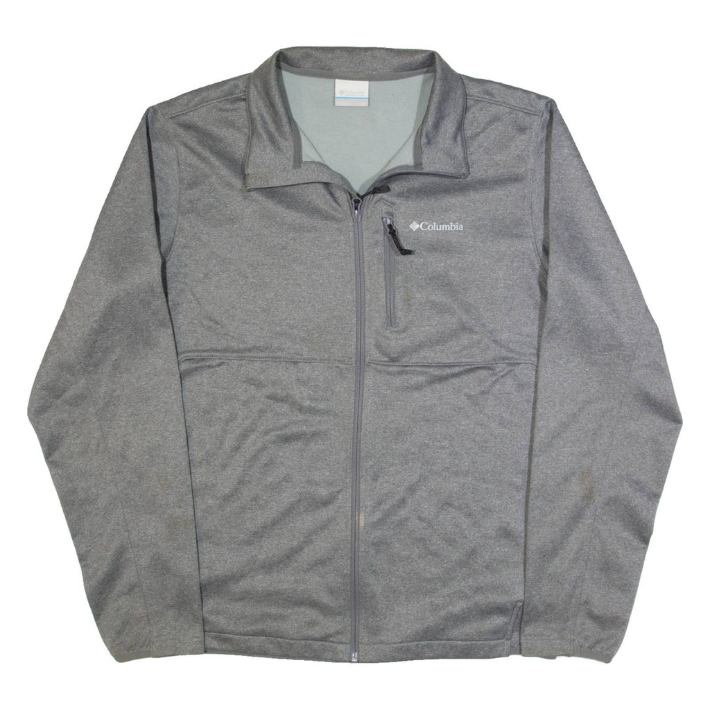 COLUMBIA Mens Track Jacket Grey M
