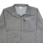 COLUMBIA Mens Track Jacket Grey M