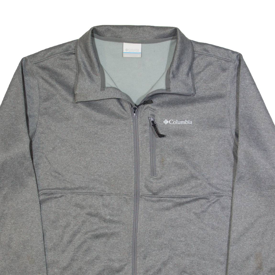 COLUMBIA Mens Track Jacket Grey M