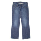 HILFIGER DENIM Cassandra Womens Jeans Blue Regular Straight Stone Wash W30 L34