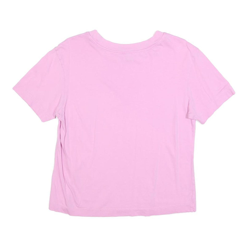 VANS Womens Pink Graphic T-Shirt M Short Sleeve Crew Neck Cotton Blend