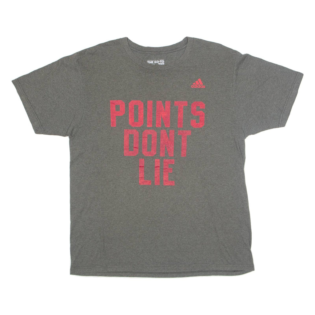 ADIDAS POINTS DONT LIE Mens T-Shirt Grey L