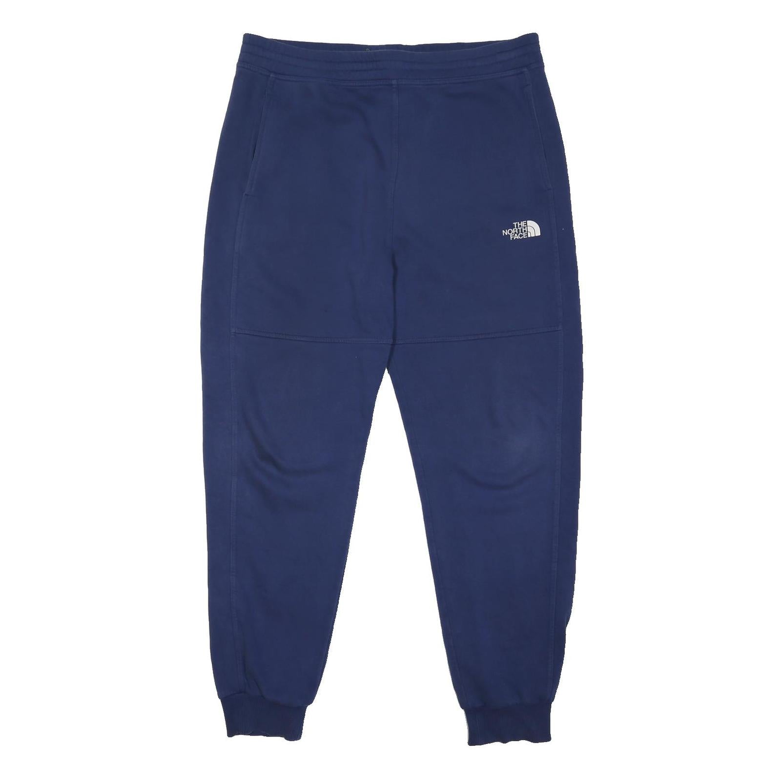THE NORTH FACE Mens Joggers Blue L W36 L30 Relaxed Tapered Sweatpants