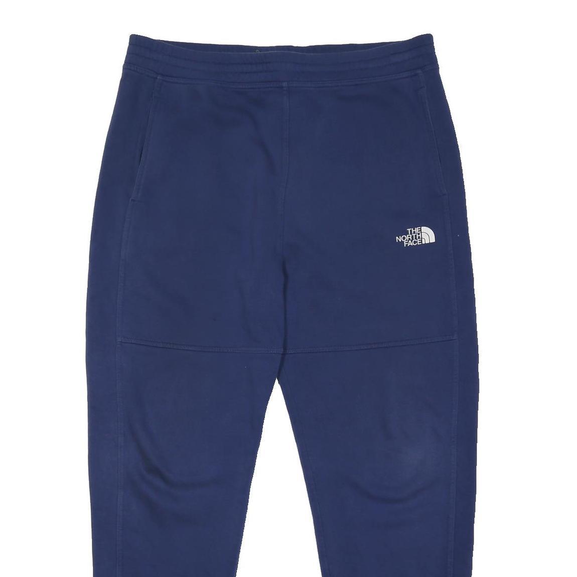 THE NORTH FACE Mens Joggers Blue L W36 L30 Relaxed Tapered Sweatpants