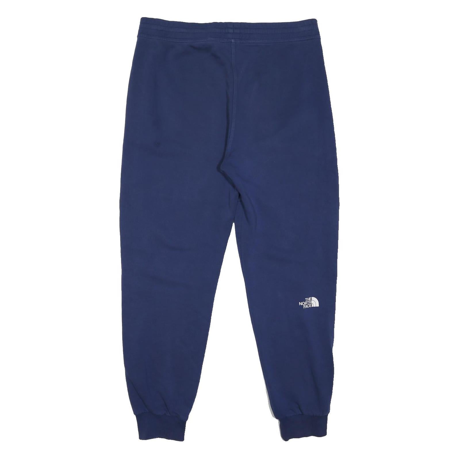 THE NORTH FACE Mens Joggers Blue L W36 L30 Relaxed Tapered Sweatpants