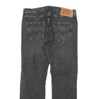 LEVI'S 501 Mens Jeans Black Regular Straight Denim Medium W32 L27 Classic Button