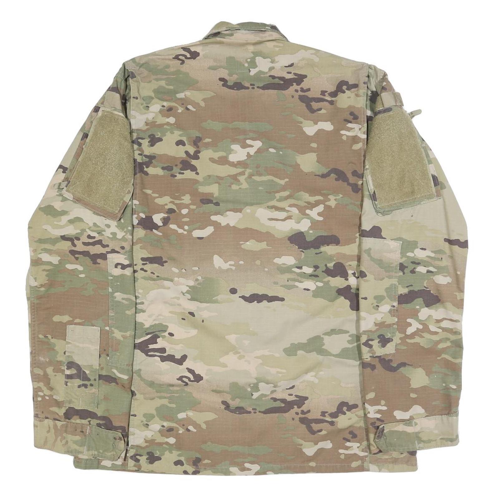 INSECT REPELLENT APPAREL Mens Green Camouflage Outdoor Jacket M Cotton Blend Zip