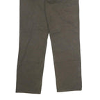 CARHARTT Mens Cotton Blend Olive Regular Zip Trousers W34 L32 Workwear Durable