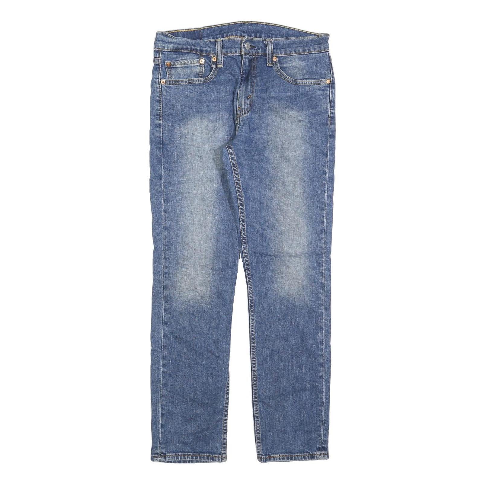 LEVI'S 511 Slim Mens Jeans Blue Denim Slim Straight Cotton Blend W32 L30 Classic