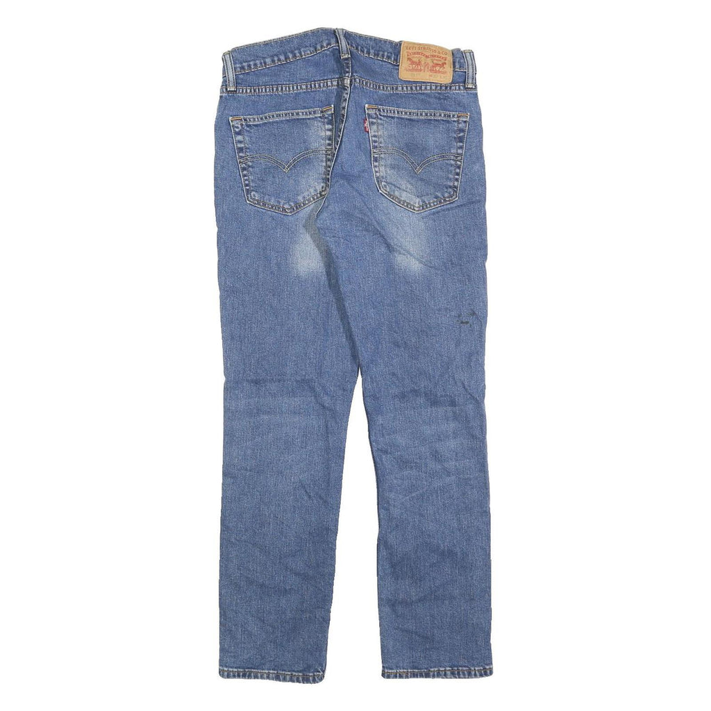 LEVI'S 511 Slim Mens Jeans Blue Denim Slim Straight Cotton Blend W32 L30 Classic