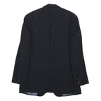 PIERRE CARDIN Mens Black Wool Tailored Jacket M Formal Button Closure Classic