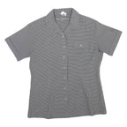 MAMMUT Womens Grey & Black Check Shirt L Outdoor Lightweight Breathable