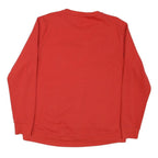 FILA Womens Red Crew Neck UK 16 Cotton Blend Pullover Sweatshirt Casual