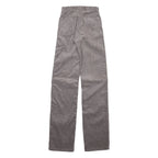 Womens Corduroy Trousers Grey Slim Bootcut W24 L35