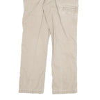 CARHARTT Mens Cotton Blend Beige Regular Straight Trousers W30 L28 Durable