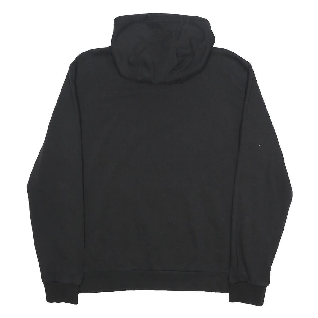 EA7 EMPORIO ARMANI Mens Black Hoodie XL Cotton Blend Pullover Drawstring Casual