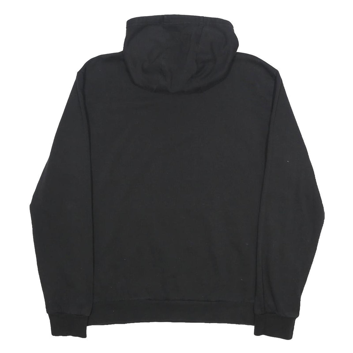 EA7 EMPORIO ARMANI Mens Black Hoodie XL Cotton Blend Pullover Drawstring Casual