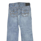 SILVER Womens Jeans Blue Regular Straight Denim Medium W32 L32 Classic Cotton