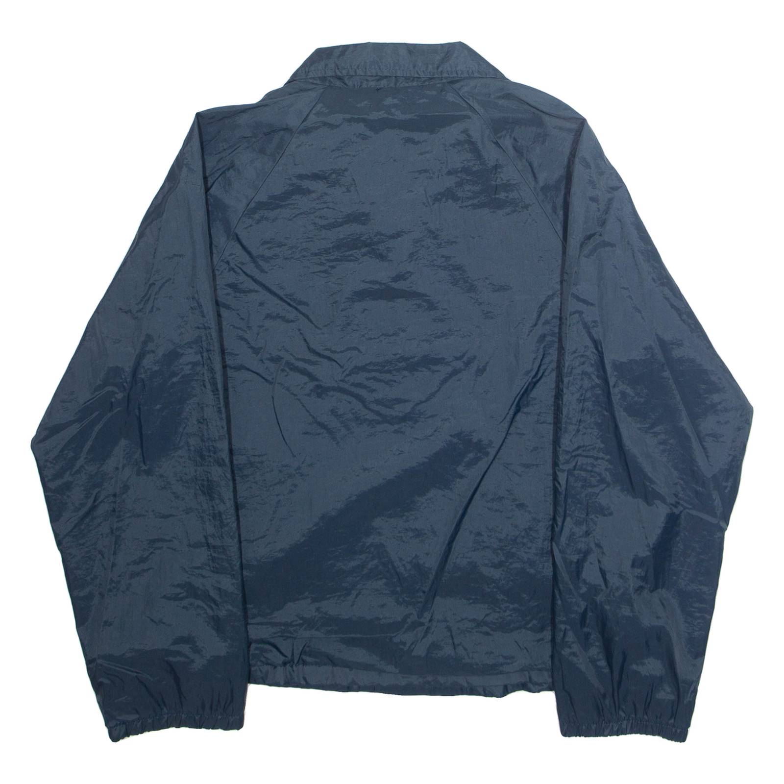 ATHLETIC WORKS Mens Track Jacket Blue Nylon M