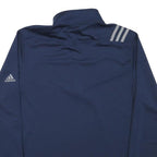 ADIDAS Mens Navy Blue Quarter Zip XS Performance Sweatshirt