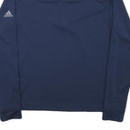 ADIDAS Mens Navy Blue Quarter Zip XS Performance Sweatshirt