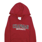 CHAMPION Womens Red Chapman University Pullover Hoodie S Cotton Blend Casual