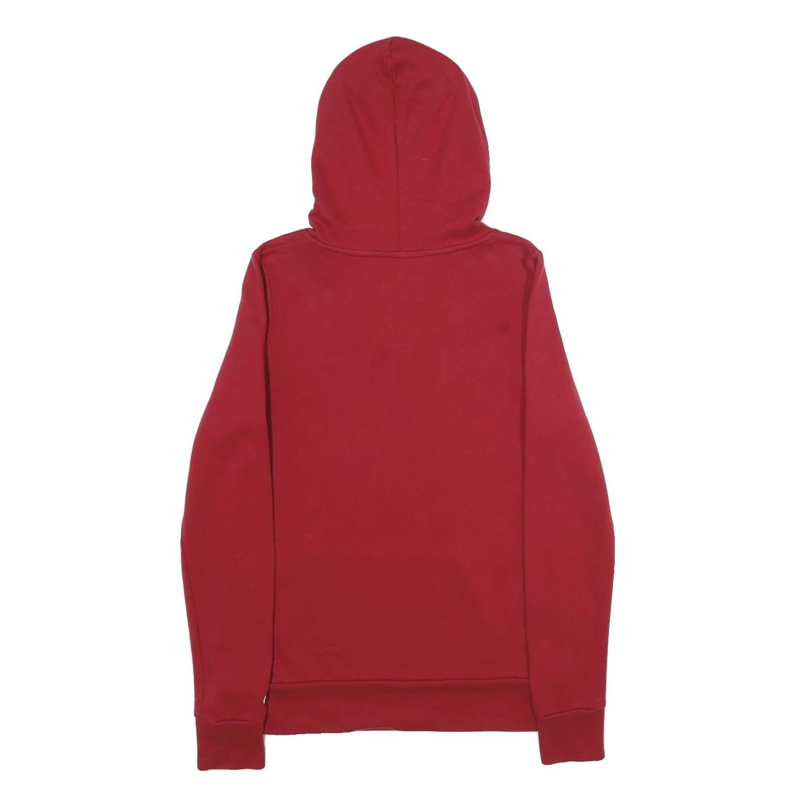CHAMPION Womens Red Chapman University Pullover Hoodie S Cotton Blend Casual