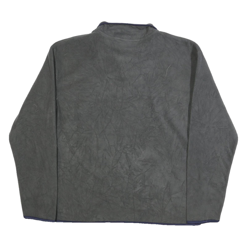 NHL Womens Grey Sweatshirt Jacket L Polyester Plain Casual Athletic Sportswear