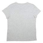 LEVI'S Womens Grey Red Logo Graphic T-Shirt L Short Sleeve Crew Neck Casual