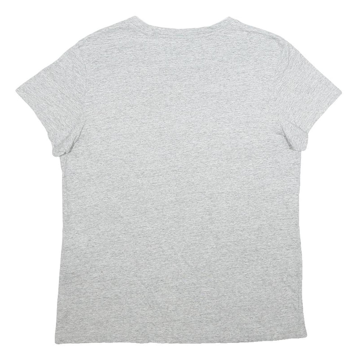 LEVI'S Womens Grey Red Logo Graphic T-Shirt L Short Sleeve Crew Neck Casual
