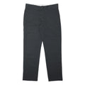DICKIES Mens Slim Black Trousers W36 L31 Workwear Zip Closure
