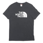THE NORTH FACE Mens Black T-Shirt S Short Sleeve Crew Neck Logo Print Cotton