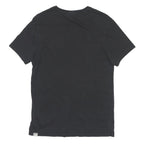 THE NORTH FACE Mens Black T-Shirt S Short Sleeve Crew Neck Logo Print Cotton