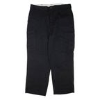 DICKIES Cargo Mens Trousers Black Regular Straight W38 L30