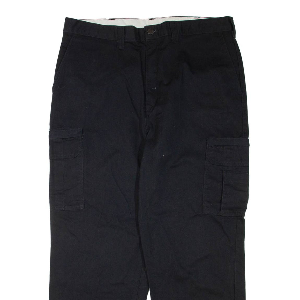 DICKIES Cargo Mens Trousers Black Regular Straight W38 L30