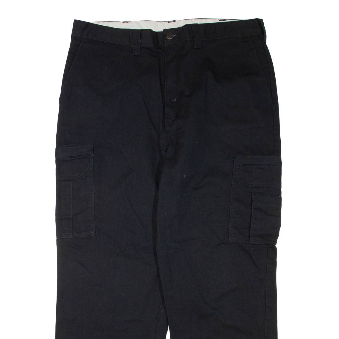 DICKIES Cargo Mens Trousers Black Regular Straight W38 L30